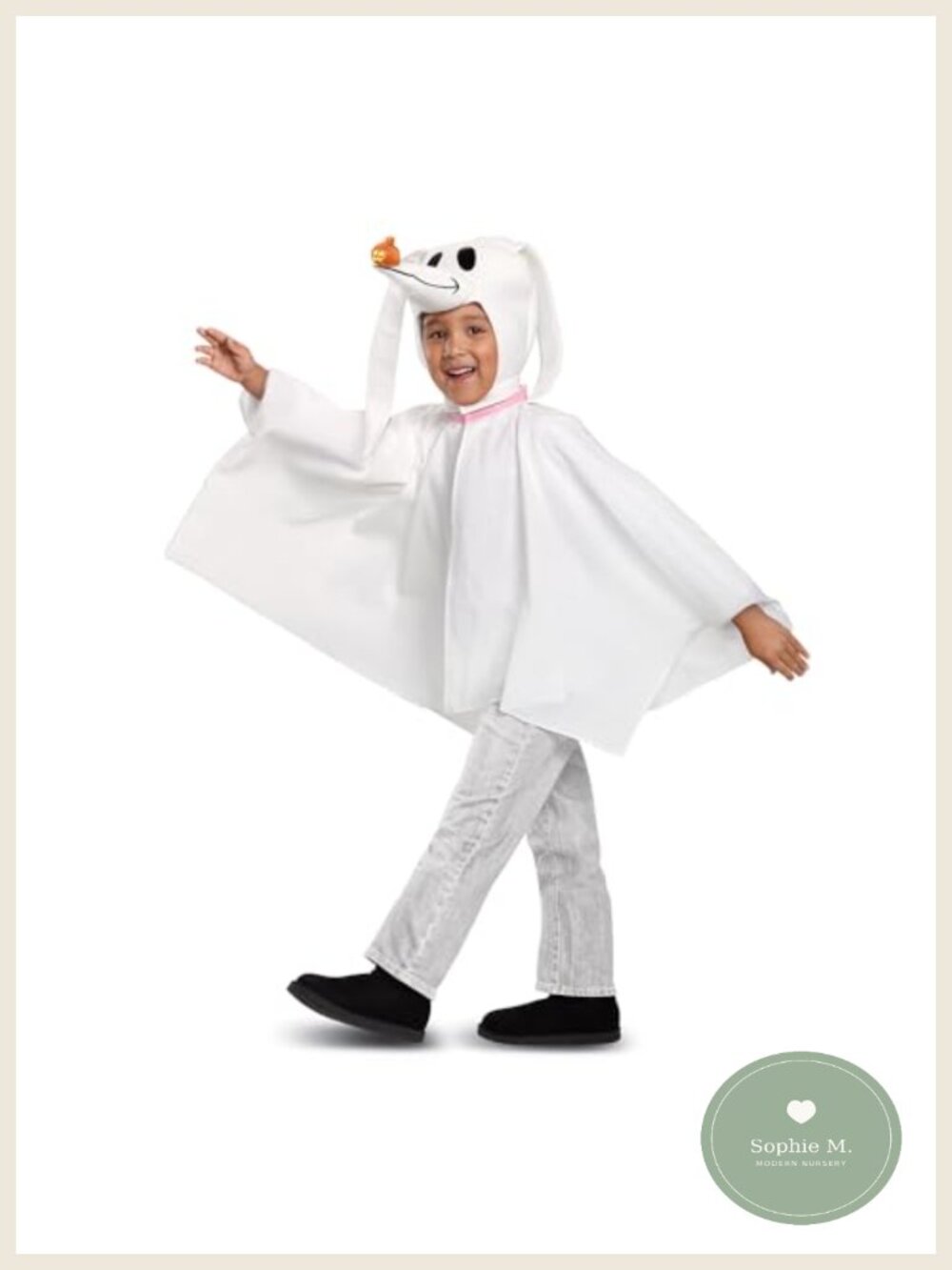 Toddler Zero Costume with Light-Up Nose Cape Set Halloween Cosplay